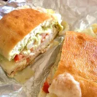 turkey and pesto panini|Caitlinさん