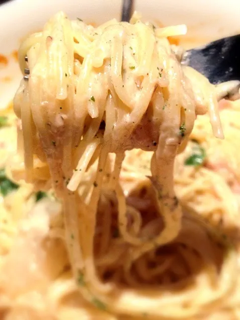 ツナクリームパスタ(^_-)|きっきー🥰さん