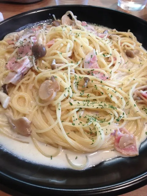 しめじとベーコンの生クリームパスタ|kokomoさん