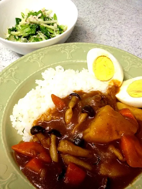 たまには日本のカレー🍛&カニサラダ|Mika Asakawaさん