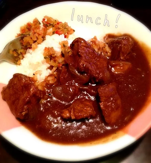 Snapdishの料理写真:肉多めカレー(´ε｀ )|きっきー🥰さん