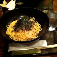 Snapdishの料理写真:たらこといかのすぱ|ebiさん