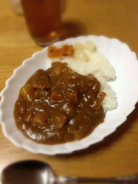 Snapdishの料理写真:朝からカレー|raku_darさん