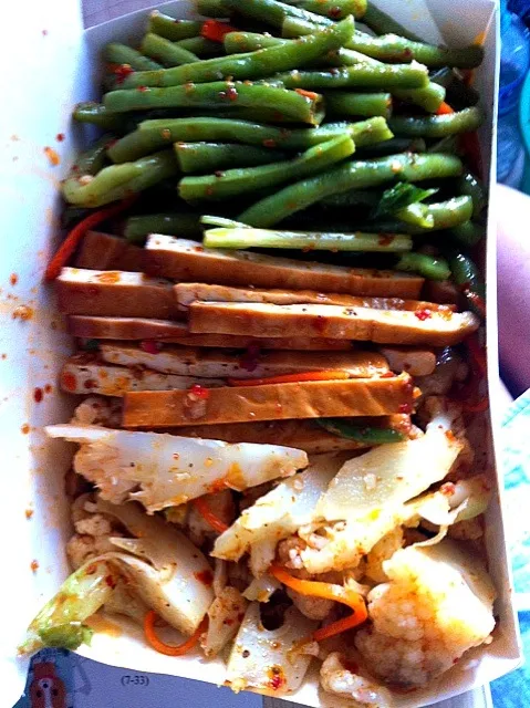 mixed vegetables and smoked tofu|Bleueさん