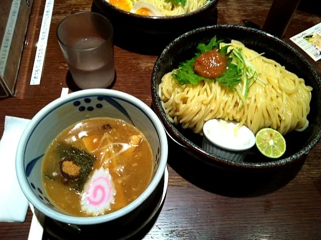 Snapdishの料理写真:梅干しつけ麺|ビリケンさん