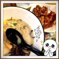 Snapdishの料理写真:西龍纤味紙藝主題餐廳 Slim Taste🍜蜜汁豬扒紫米湯拉麵💓的確健康💪@西龍飲食集團_WestDragonGroup|mookbeautyさん