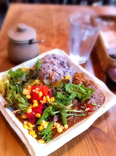 kakuraの薬膳カレー 野菜、チキントッピング|tonさん