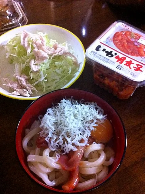 Snapdishの料理写真:海鮮かまたまうどん|ゆかさん