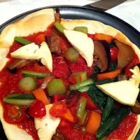 Veggi Pizza with Soy Cheese|Megumi Rubensteinさん