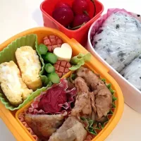 Snapdishの料理写真:娘の遠足弁当|mariさん