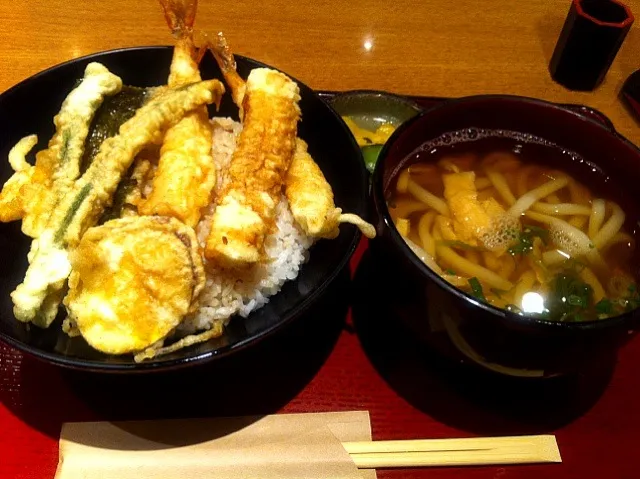 天丼とうどん|白飯さん