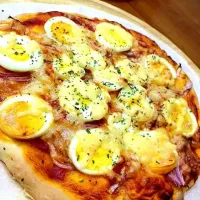 Snapdishの料理写真:卵☆pizza