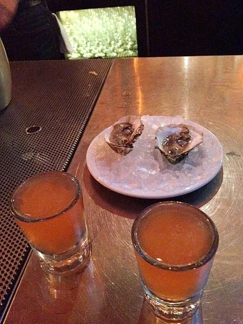 Snapdishの料理写真:a different type of oyster shooter|kateさん