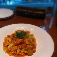 ぽるちーに茸のパスタ|evermantaさん