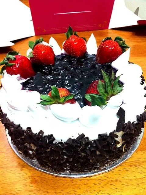 Blueberry Chocolate Cake|jessie peloneさん