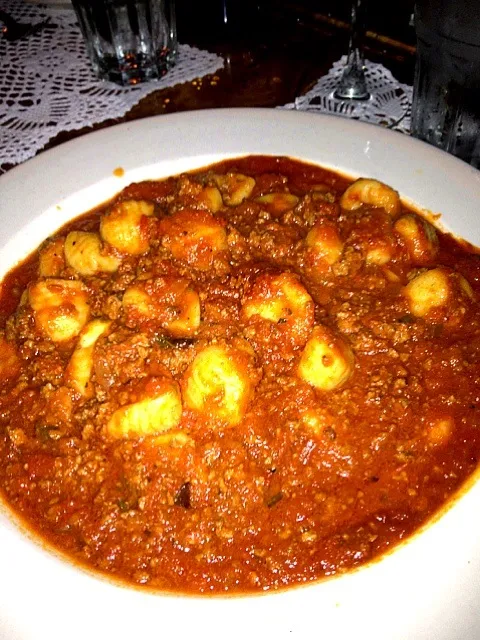 Snapdishの料理写真:gnocchi bolognese|Melさん