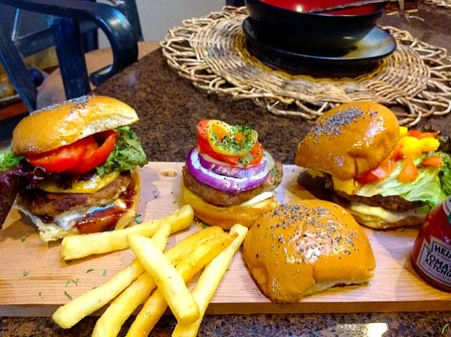 A Variety of My Slider Turkey Burgers|Taste-New Americanさん