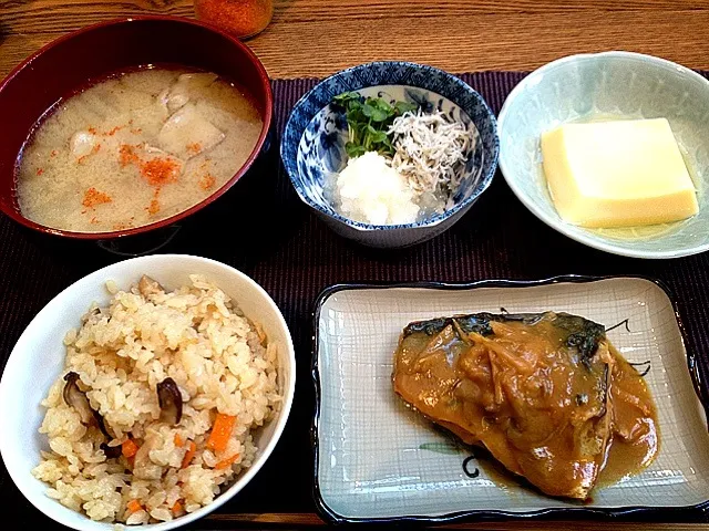 鯖の味噌煮定食|koji toyodaさん