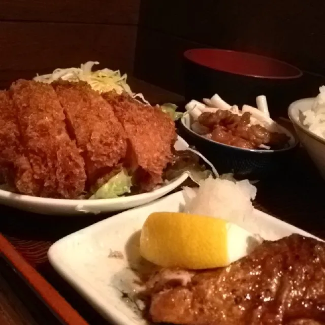 ブリの照り焼きとチキンカツ|Hajime Sakaiさん