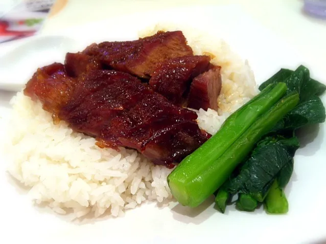 Honey-stewed bbq pork with rice|PeonyYanさん