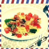 Snapdishの料理写真:冷製パスタ|はるなさん