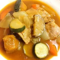 Snapdishの料理写真:夏野菜スープカレー|kumikoさん