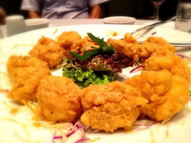 deep fried prawns with salted egg yolk|willzさん