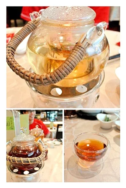 dim sum - longan and rose tea|genさん