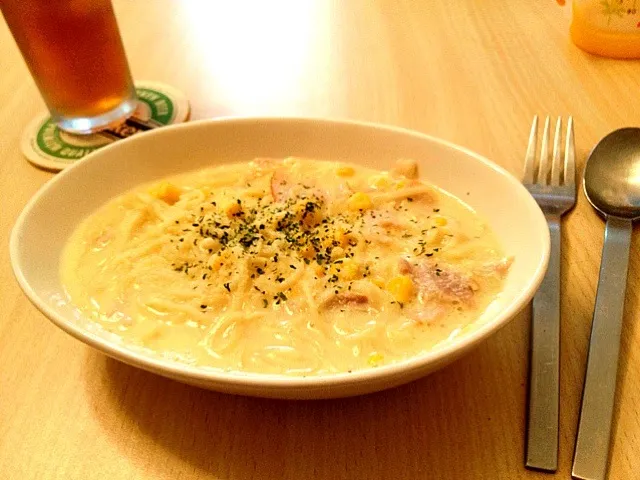 きび麺の豆乳クリーム|みれいさん