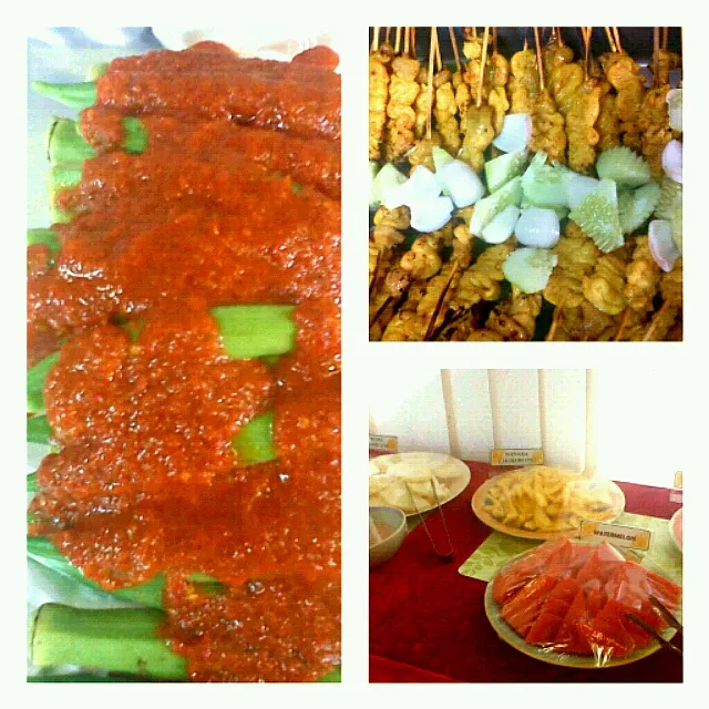 baked lady fingers n satay|YuslizaYusoffさん