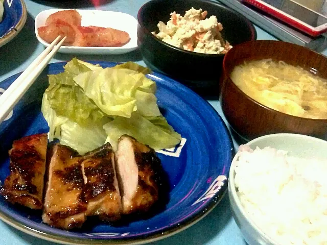 鶏の味噌漬け焼き*白和え|神宮司香日美さん