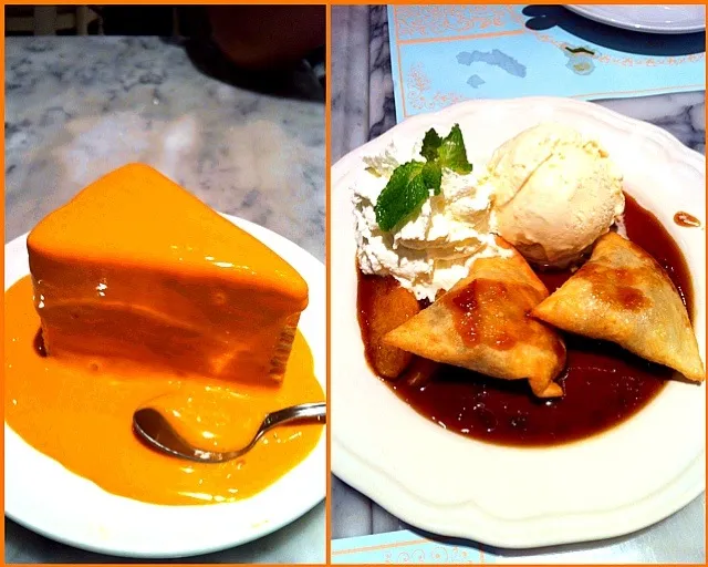 creppe suzette and thai tea creppe cake|nicky tangさん