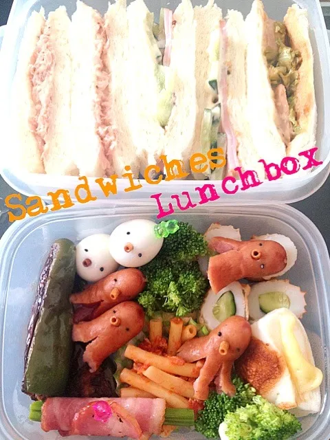 サンドウィッチお弁当♡|💗Marico💗さん