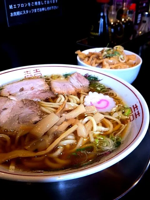 中華そばとメンマご飯|yoooochanさん