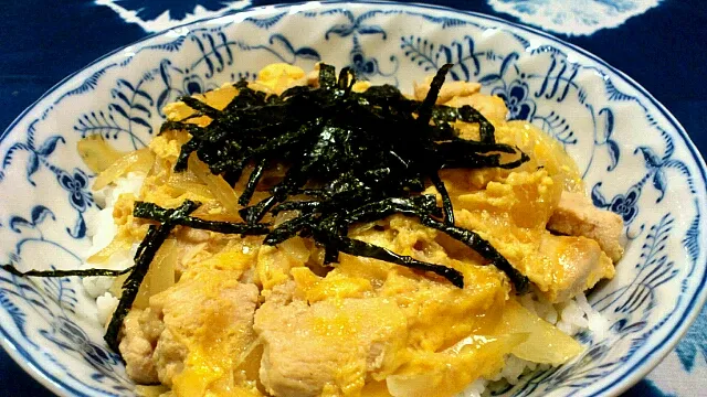 昨夜の旦那ご飯・親子丼|まにまぁるさん