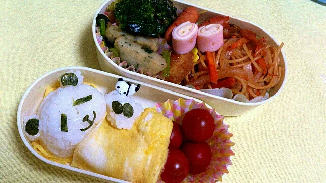 6/14  今日は娘の誕生日(^-^)/   パンダお寝んね弁当♪|anyaさん