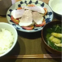 Snapdishの料理写真:塩豚サラダ|しょうこさん