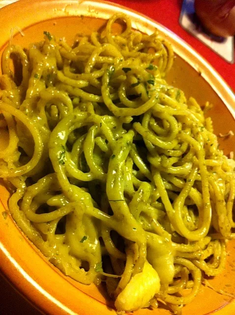 Pesto spaghetti|ibzさん