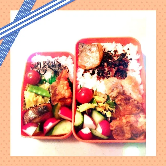 女子ふたりのお弁当🍱|りんさん