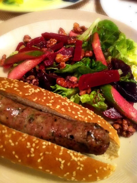 Italian sausage & Beets salat|Nanaさん