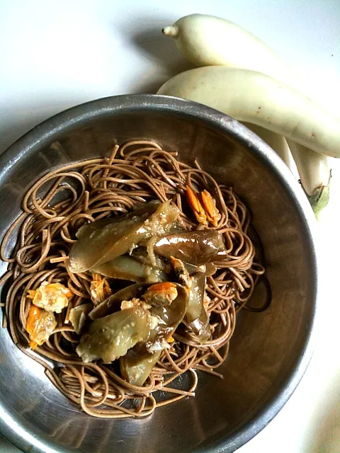 Soba with White Brinjals|Shiroi Yukiさん