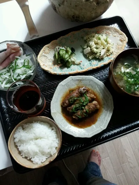 Snapdishの料理写真:えのきの豚肉巻き…テリヤキ味。|sayakaさん