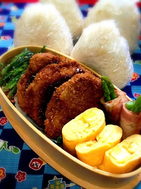 Snapdishの料理写真:ヒレカツ弁当|ぴよさん