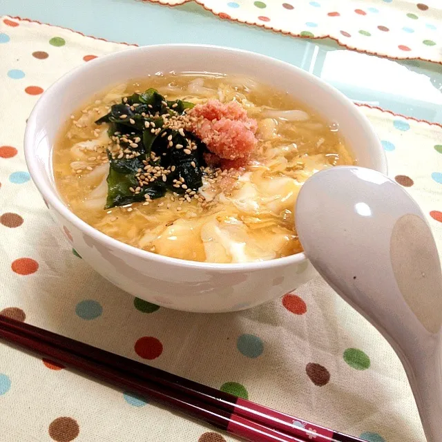 明太たまごあんかけうどん|ゆうきさん