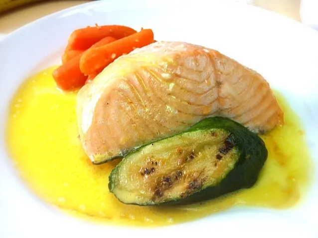 住院午食: salmon with lemon citrus sauce|Tinky 🍒さん