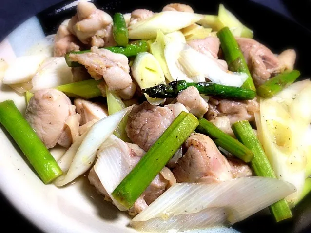 鶏肉の塩ダレ炒め|fujitomoさん