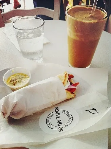 Pork Pita and Frappe|stephanie mizuhaさん