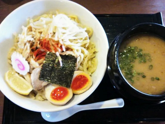 鶏白湯つけ麺（塩味）|まさえさん