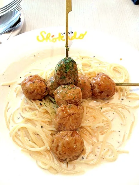 chicken meatball spaghetti|Ellaさん