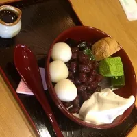 Snapdishの料理写真:いせはんのあんみつ！|nipiさん